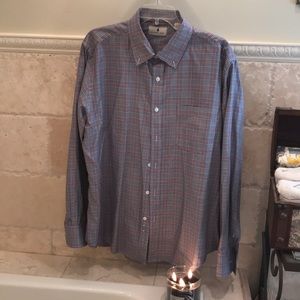 Southern pines cotton button down shirt